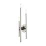 6_Denmark 3 Light Brushed Nickel ADA Triple Sconce more views