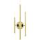 Denmark 3 Light Satin Brass ADA Triple Sconce