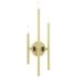 Denmark 3 Light Satin Brass ADA Triple Sconce