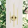 1_Denmark 3 Light Satin Brass ADA Triple Sconce