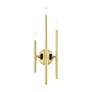 4_Denmark 3 Light Satin Brass ADA Triple Sconce more views