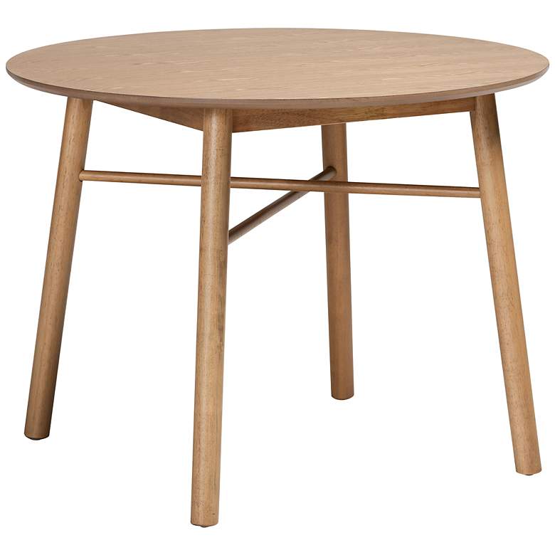 Image 2 Denmark 39 1/2" Wide Oak Brown Wood Round Dining Table