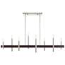 3_Denmark 48" Wide Brushed Nickel 8-Light Linear Chandelier