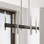 2_Denmark 48" Wide Brushed Nickel 8-Light Linear Chandelier