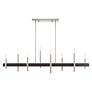4_Denmark 48" Wide Brushed Nickel 8-Light Linear Chandelier more views