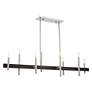 5_Denmark 48" Wide Brushed Nickel 8-Light Linear Chandelier more views