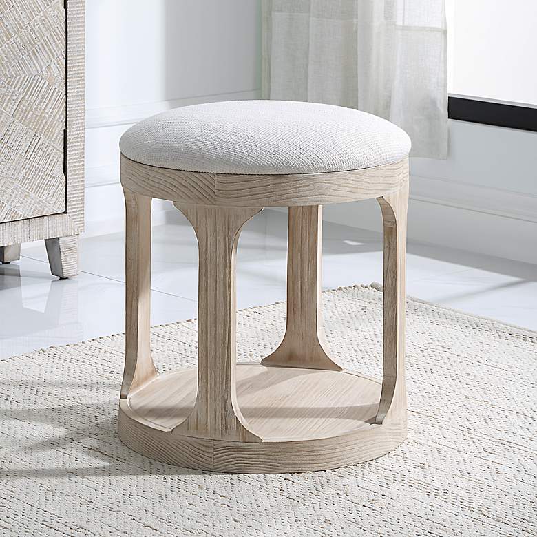 Image 1 Dennen 20.5" High Natural Ottoman