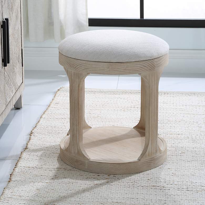 Image 3 Dennen 20.5" High Natural Ottoman more views
