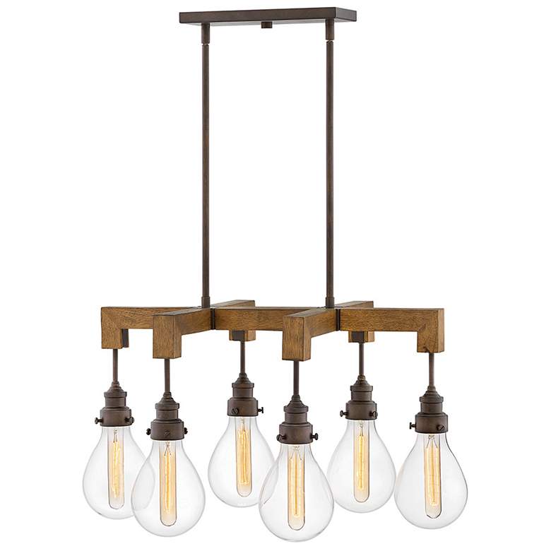 Image 1 Denton 29 3/4" Wide Bronze Chandelier by Hinkley Lighting