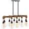 Denton 48 1/2" Wide Iron Kitchen Island Light Chandelier