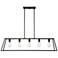 Denton 5-Light Linear Chandelier in Classic Bronze