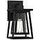 Denver 1-Light Outdoor Wall Lantern in Matte Black
