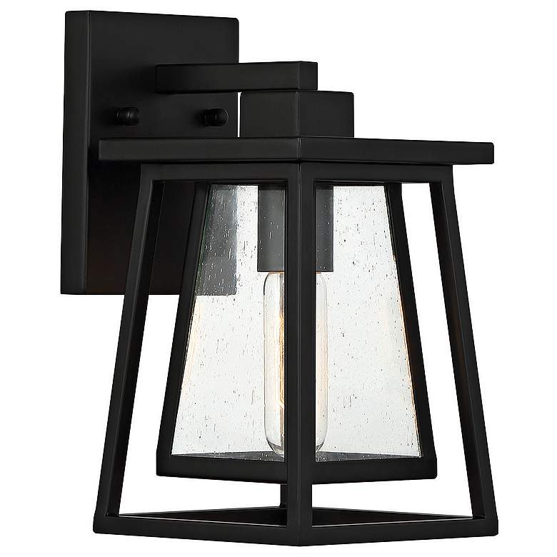 Image 5 Denver 1-Light Outdoor Wall Lantern in Matte Black more views