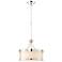 Denver; 2 Light; Pendant Fixture; Polished Nickel Finish