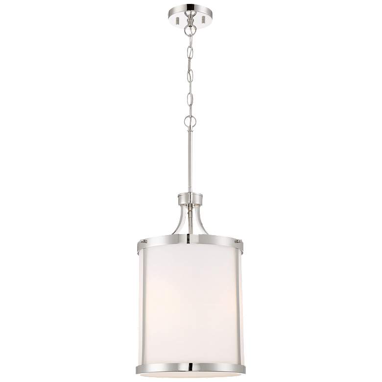 Image 1 Denver; 3 Light; Pendant Fixture; Polished Nickel Finish