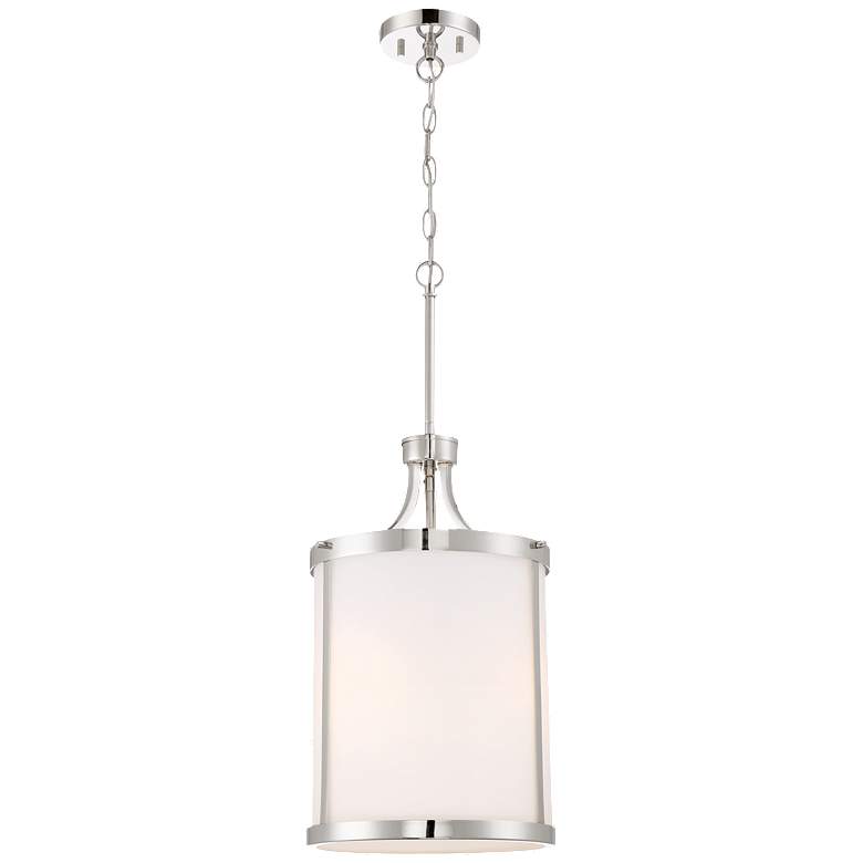 Image 1 Denver; 3 Light; Pendant Fixture; Polished Nickel Finish