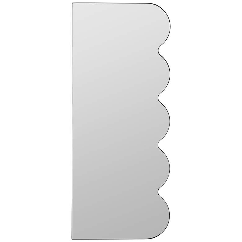 Image 1 Denver Black Floor Mirror