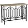 Deny 45 1/2" Wide Wood and Metal Console Table