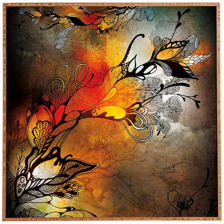 Image 1 DENY Design Before The Storm 20 inch Square Wall Art