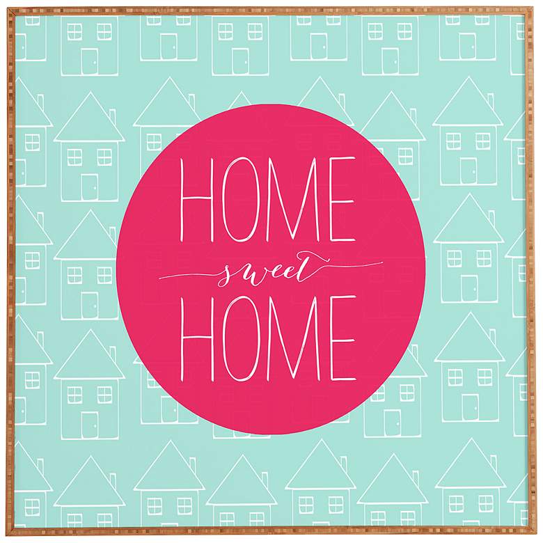 Image 1 DENY Design Home Life 20 inch Square Wall Art