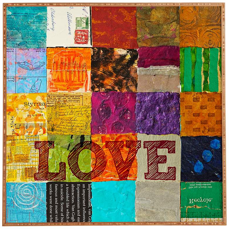 Image 1 DENY Design Love 30 inch Square Wall Art