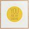 DENY Design You Really Are My Sunshine 20" Square Wall Art