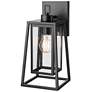 1_Denzell 13.5" High 1-Light Outdoor Wall Sconce in Powder Coated Black