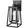 Denzell 13.5" High 1-Light Outdoor Wall Sconce in Powder Coated Black