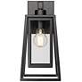 2_Denzell 13.5" High 1-Light Outdoor Wall Sconce in Powder Coated Black more views