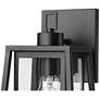 4_Denzell 13.5" High 1-Light Outdoor Wall Sconce in Powder Coated Black more views