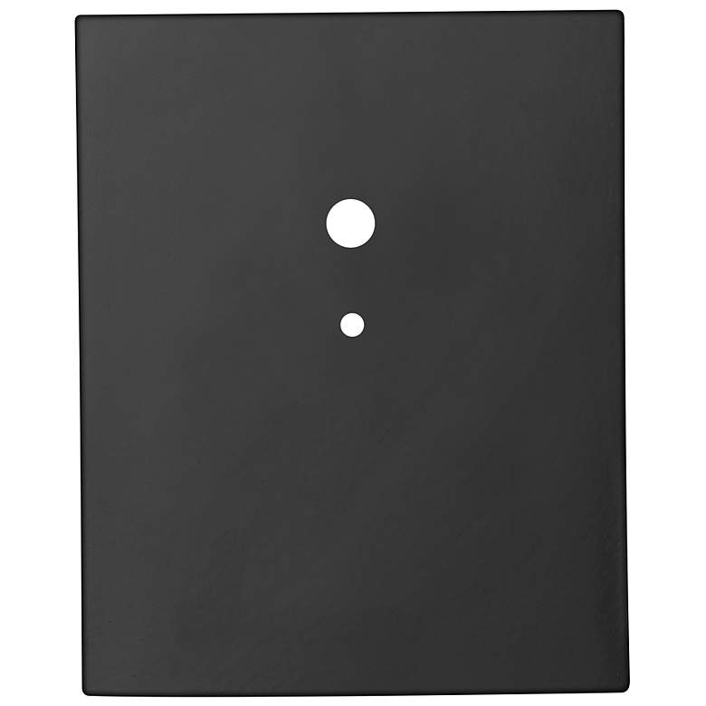 Image 6 Denzell 17.25" High 1-Light Outdoor Wall Sconce in Powder Coated Black more views