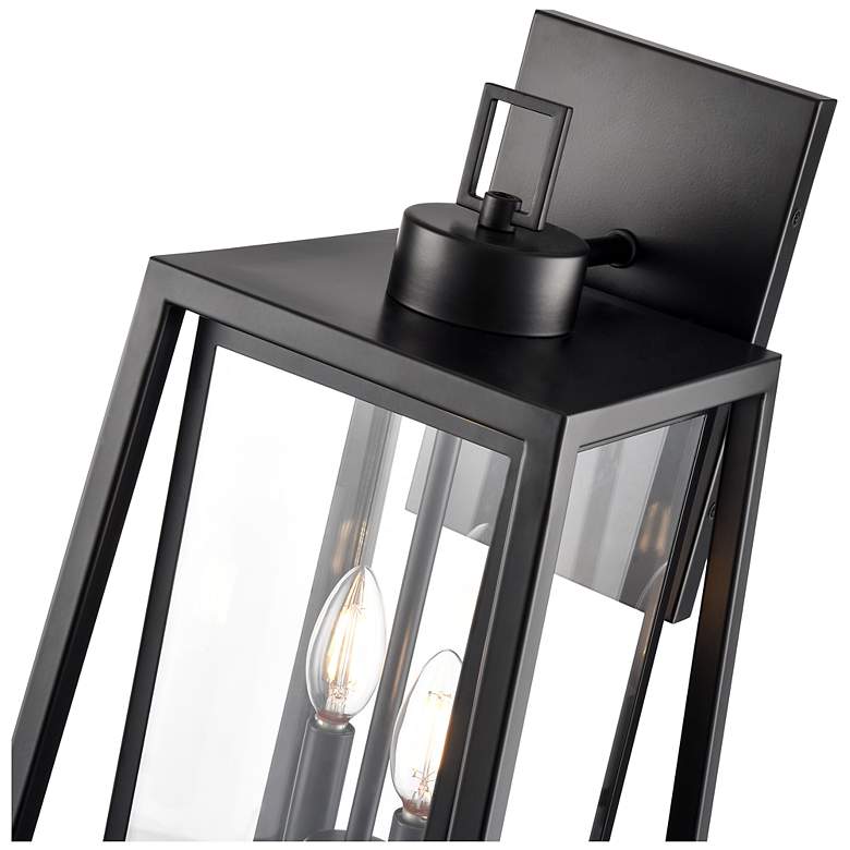 Image 5 Denzell 21.25" High 2-Light Outdoor Wall Sconce in Powder Coated Black more views