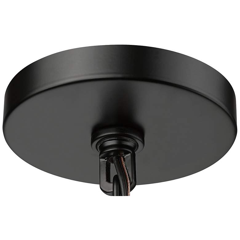 Image 5 Denzell 8.25" Wide 1-Light Outdoor Hanging Lantern in Powder Coated Black more views