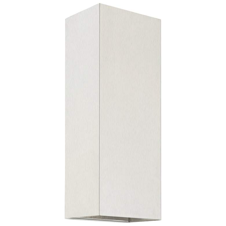 Image 2 Derby 14" High Brushed Nickel Outdoor Wall Light