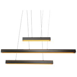 Dernteno 3-Light Black LED Island Chandelier