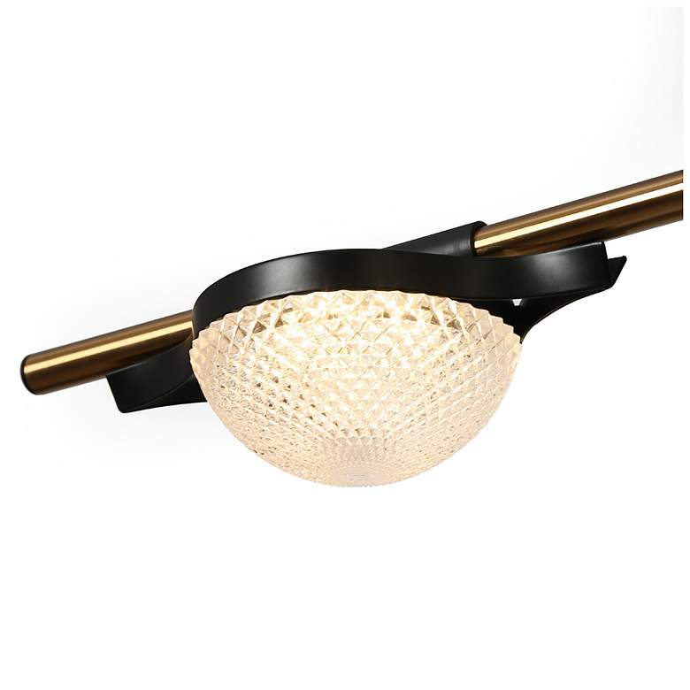 Image 2 Dernteno 5-Light Black Gold LED Island Chandelier more views