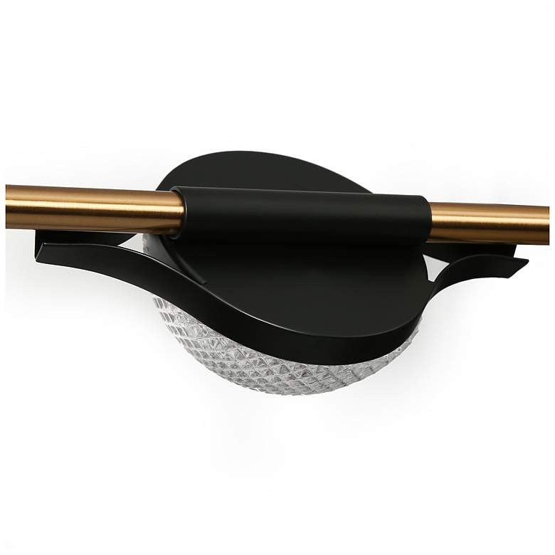 Image 3 Dernteno 5-Light Black Gold LED Island Chandelier more views