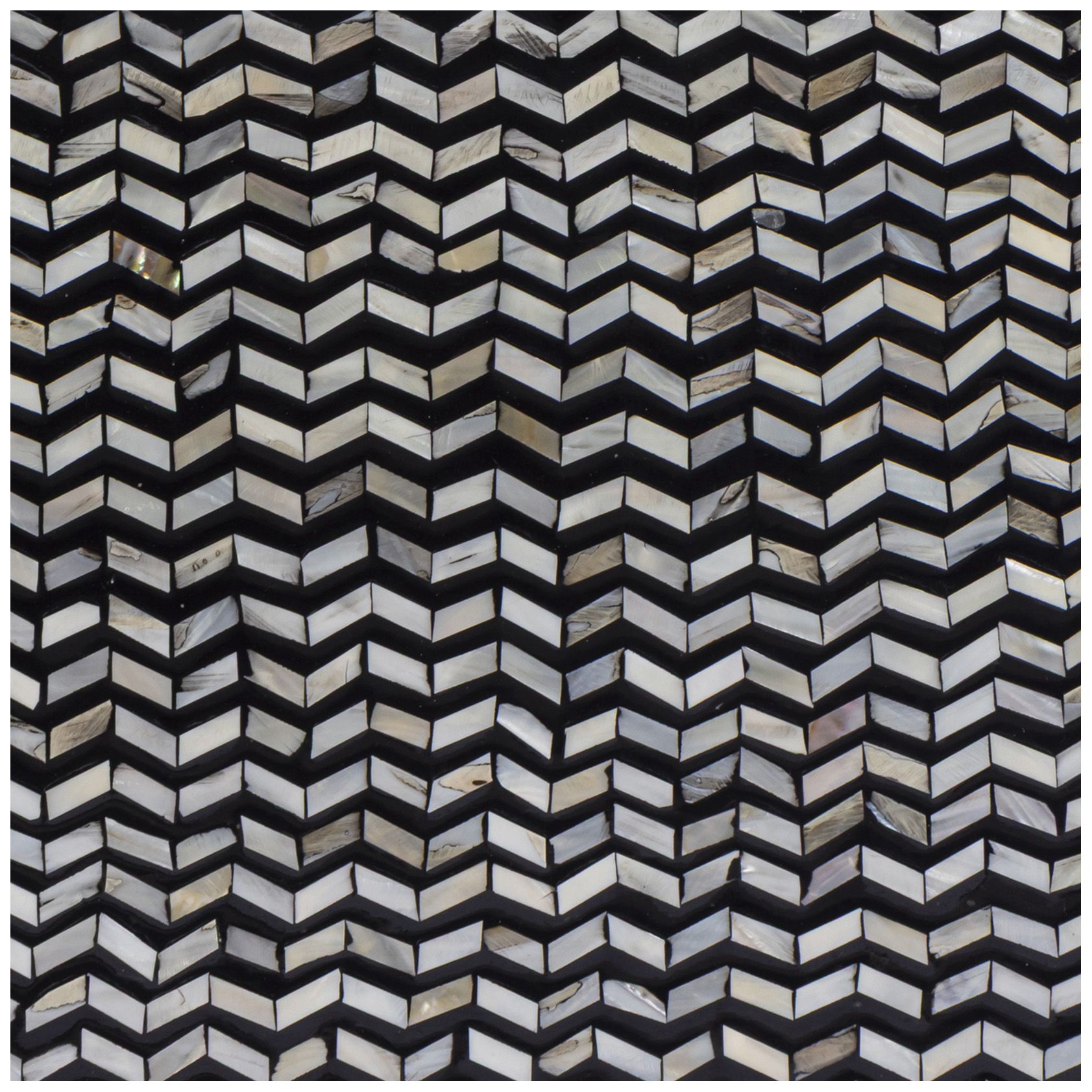 Image 7 Derry Black Mother of Pearl Nightstand more views