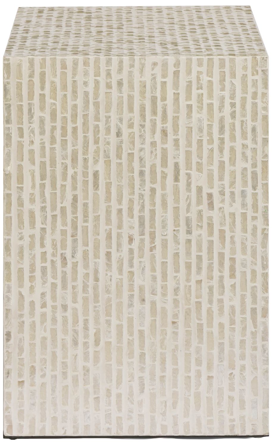 Image 4 Derry Cream Capiz Shell Nightstand more views