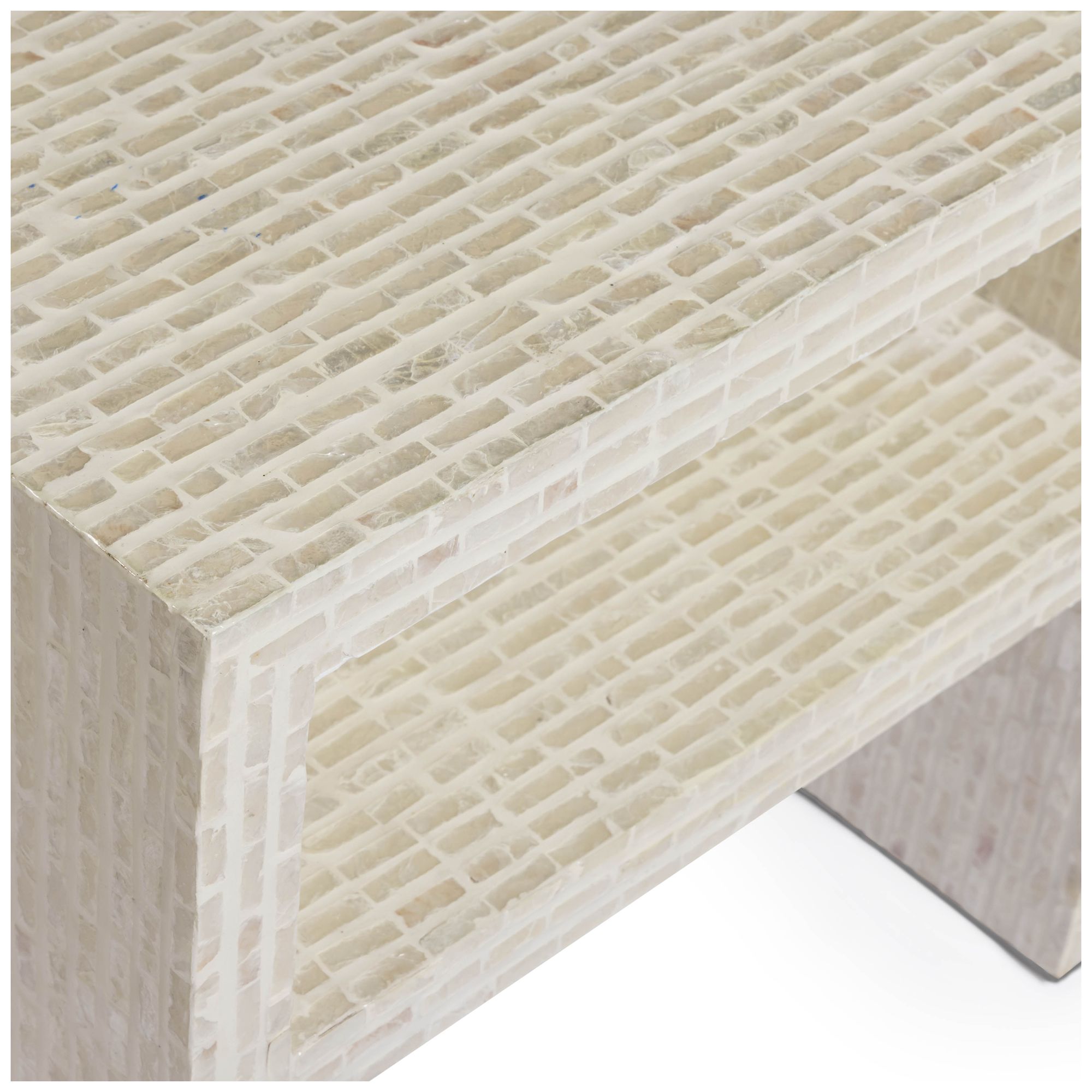 Image 5 Derry Cream Capiz Shell Nightstand more views