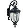 Derry Hill 28" High Matte Black Outdoor Wall Light