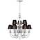 Derry Street Crystal 30"W Tiered Chandelier with LED Canopy