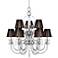 Derry Street Crystal Arms 30" Wide Two-Tier Large Chandelier