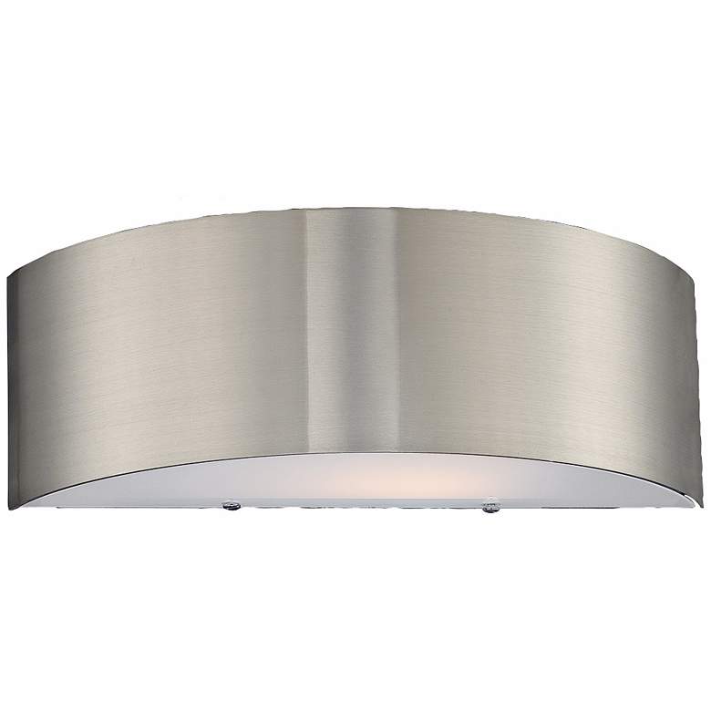 Image 1 Dervish Collection 14" Wide Satin Nickel Sconce