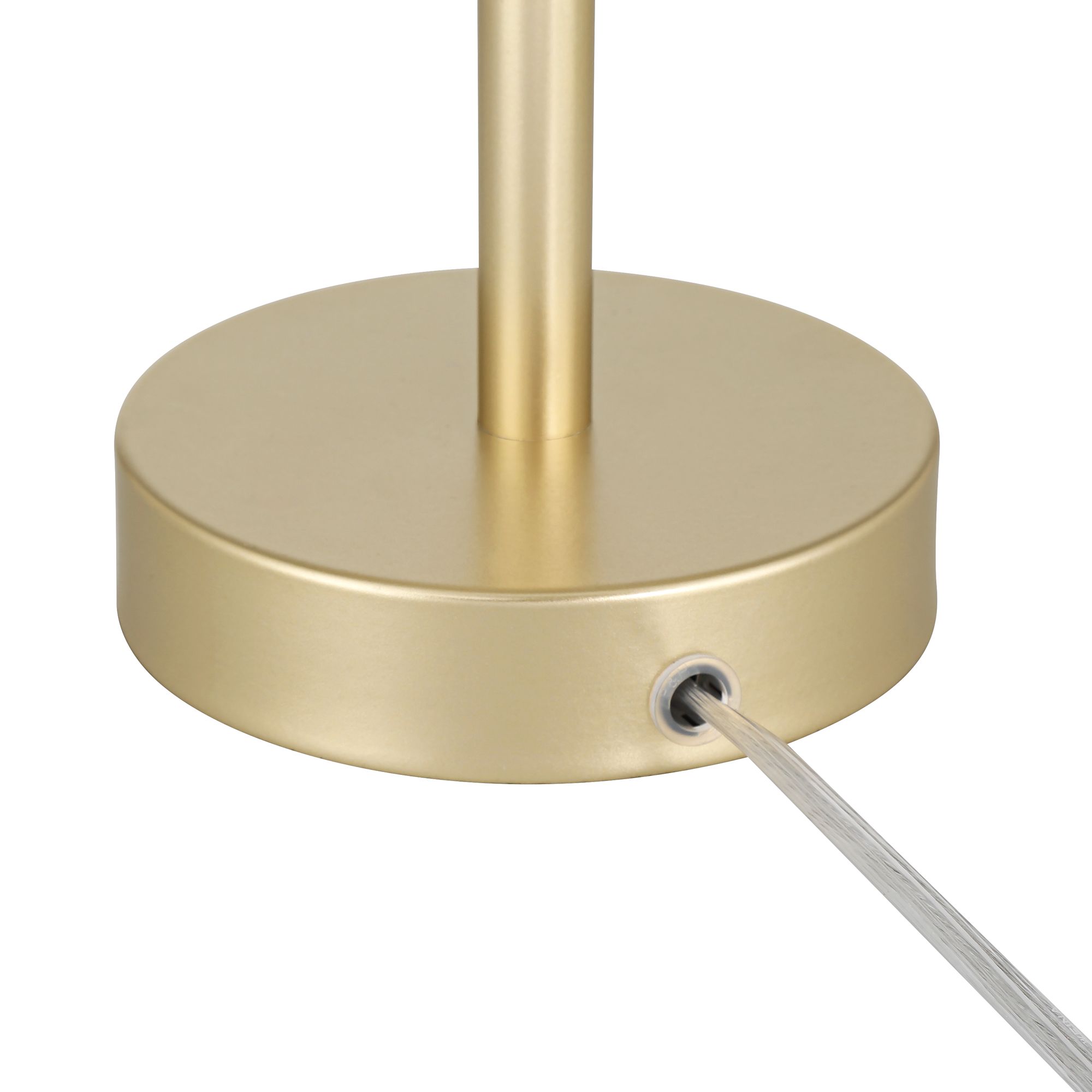 Descanso 21"H Gold and White Flower Table Lamp Set of 2 with Dimmer in scene