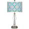 Desert Aquatic Giclee Apothecary Clear Glass Table Lamp