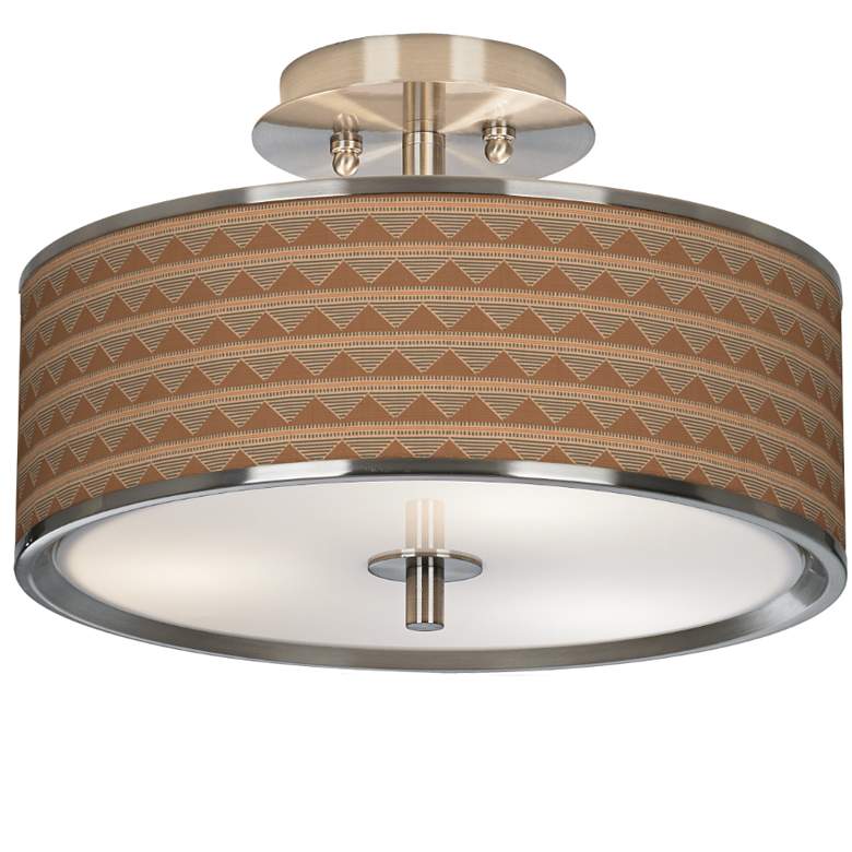 Image 1 Desert Canyon Giclee Glow 14" Wide Ceiling Light