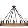 Desert Canyon Jessa 29 1/2" Wide Bronze Wheel Chandelier