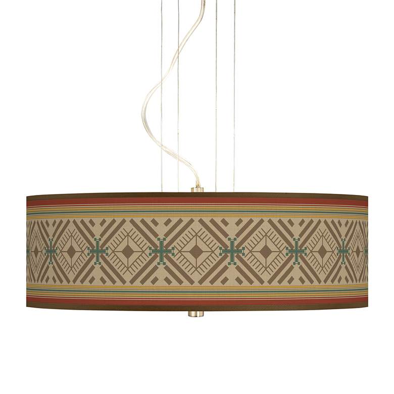 Image 1 Desert Diamonds 20" Wide 3-Light Pendant Chandelier