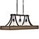 Desert Diamonds 36" Wide Bronze Kitchen Island Light Pendant